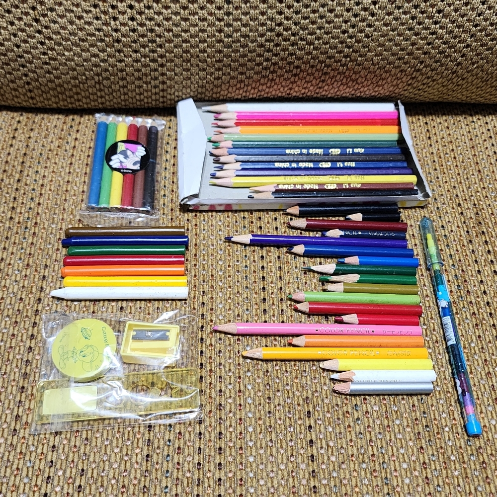 2/$10 3/$12 Coloured Pencil & Crayons Set / School Supplies / Colouring